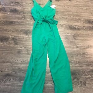 Green pants romper